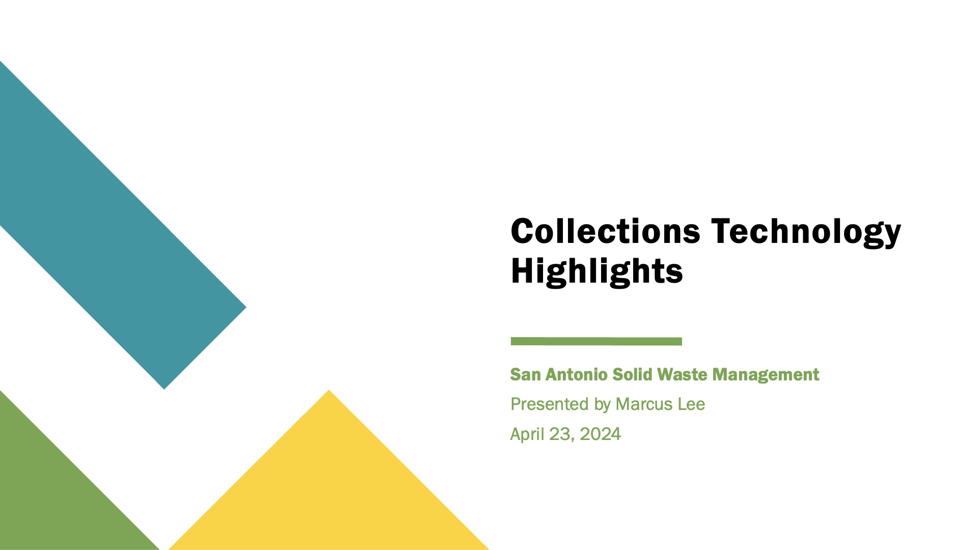 Presentation Slide Cover